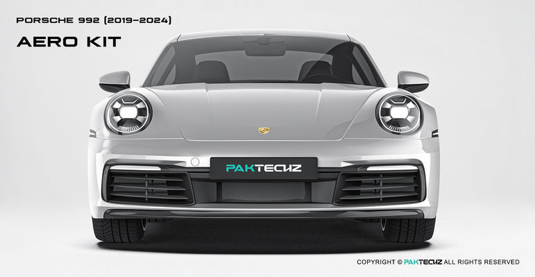 Paktechz Porsche 911 992.1 Carrera, Carrera S Full Dry Carbon Aerodynamics kit 2019-2024