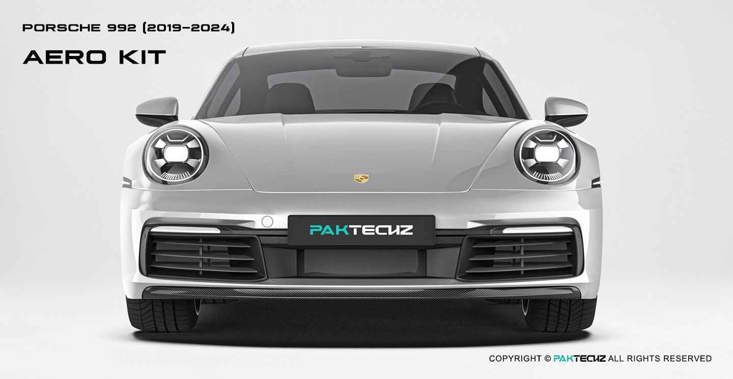 Paktechz Porsche 911 992.1 Carrera, Carrera S Full Dry Carbon Aerodynamics kit 2019-2024