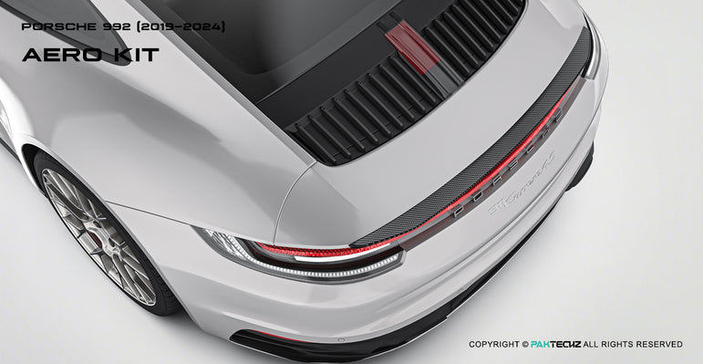 Paktechz Porsche 911 992.1 Carrera, Carrera S Full Dry Carbon Aerodynamics kit 2019-2024