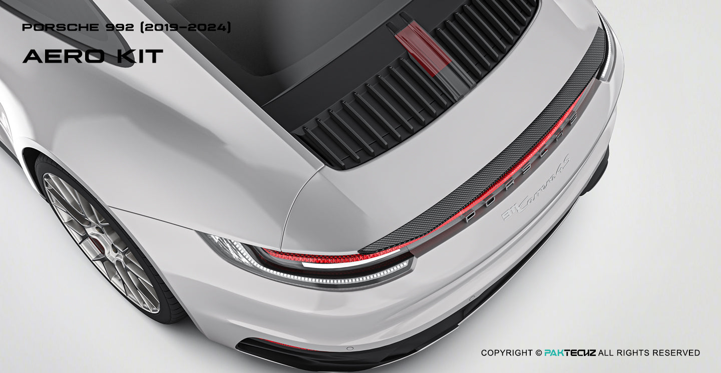 Paktechz Porsche 911 992.1 Carrera, Carrera S Full Dry Carbon Aerodynamics kit 2019-2024