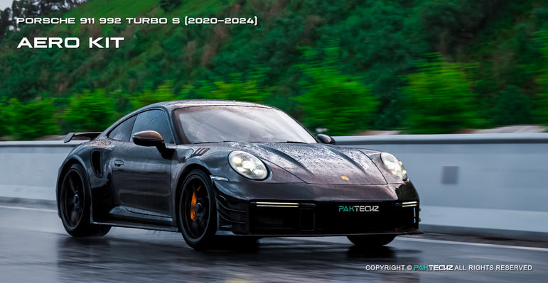 Porsche 911 992.1 Turbo S Paktechz Full Dry Carbon Aerodynamics kit 2020-2024