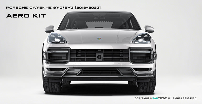 Porsche Cayenne Paktechz Full Dry Carbon Aerodynamics kit 2018-20