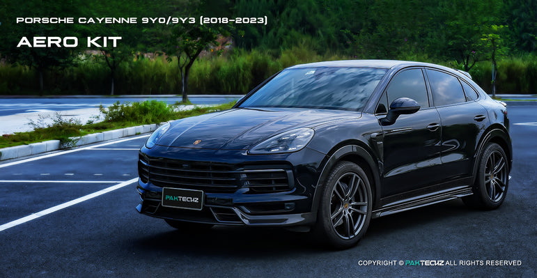 Porsche Cayenne Paktechz Full Dry Carbon Aerodynamics kit 2018-20