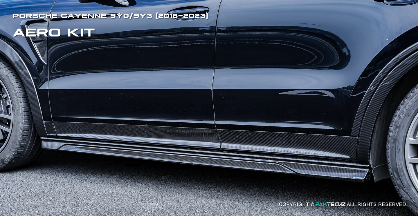 Porsche Cayenne Paktechz Full Dry Carbon Aerodynamics kit 2018-20