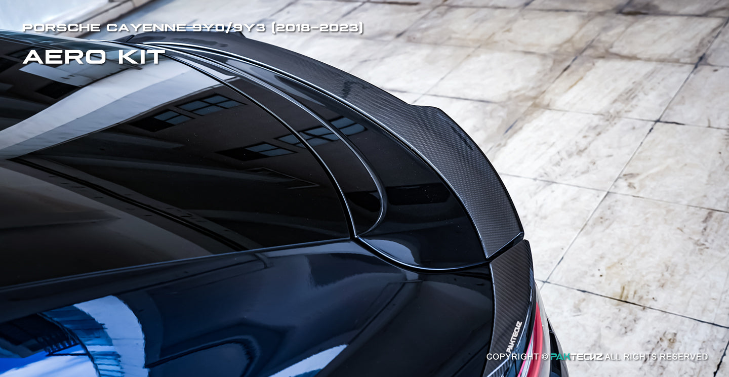 Porsche Cayenne Paktechz Full Dry Carbon Aerodynamics kit 2018-20