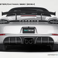 Porsche 718 2016-2020 Porsche Cayman / Boxster (GTS is not suitable) Paktechz Full Dry Carbon Aerodynamics kit