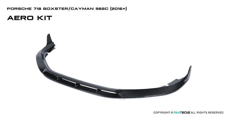 Porsche 718 2016-2020 Porsche Cayman / Boxster (GTS is not suitable) Paktechz Full Dry Carbon Aerodynamics kit