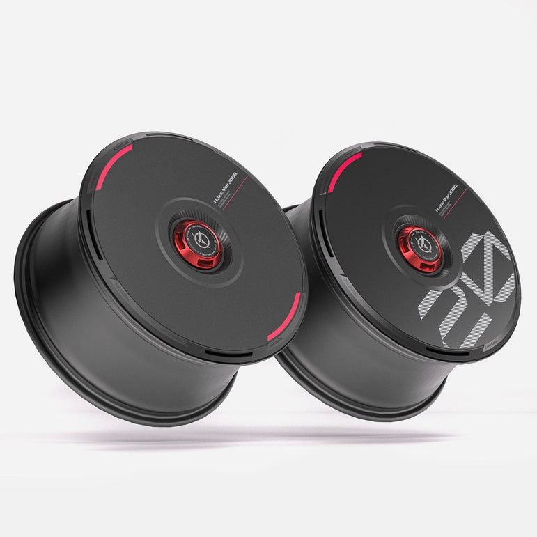 HALODISC 2 Wheel Covers for Tesla | Custom Numbers Series