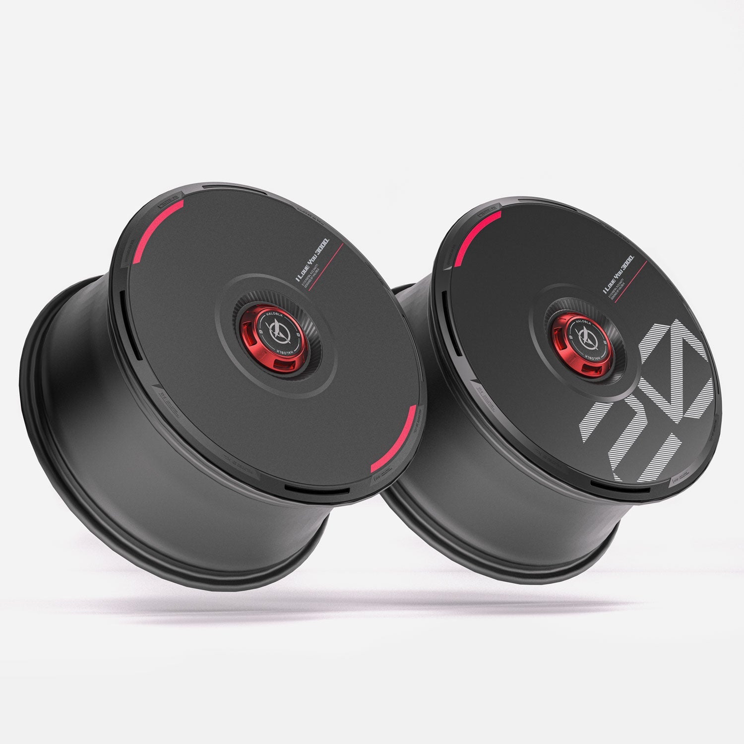 HALODISC 2 Wheel Covers for Tesla | Custom Numbers Series