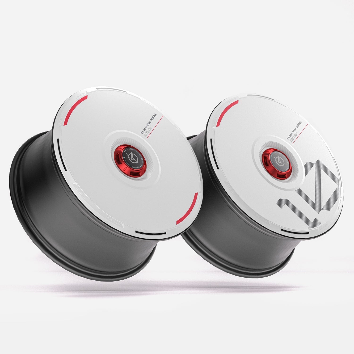 HALODISC 2 Wheel Covers for Tesla | Custom Numbers Series