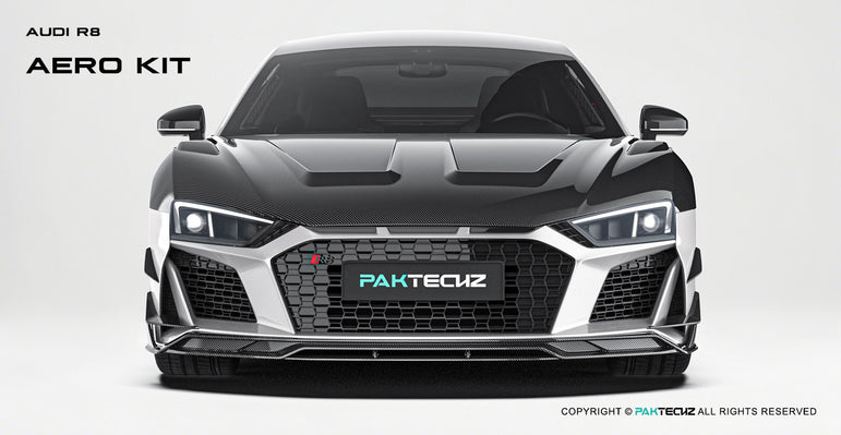 Audi R8 (Gen 2) Paktechz Full Dry Carbon Aerodynamics kit (2019-2023)
