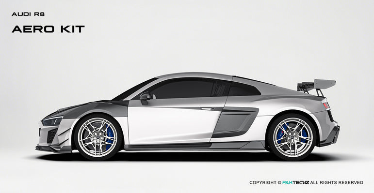 Audi R8 (Gen 2) Paktechz Full Dry Carbon Aerodynamics kit (2019-2023)