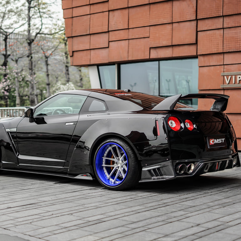 CMST Wide Body Wheel Arch (8 pieces) for Nissan GTR GT-R R35 2008-2016 - Robot Bodykits
