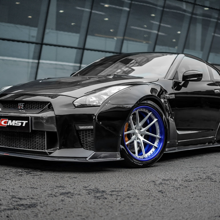 CMST Wide Body Wheel Arch (8 pieces) for Nissan GTR GT-R R35 2008-2016 - Robot Bodykits