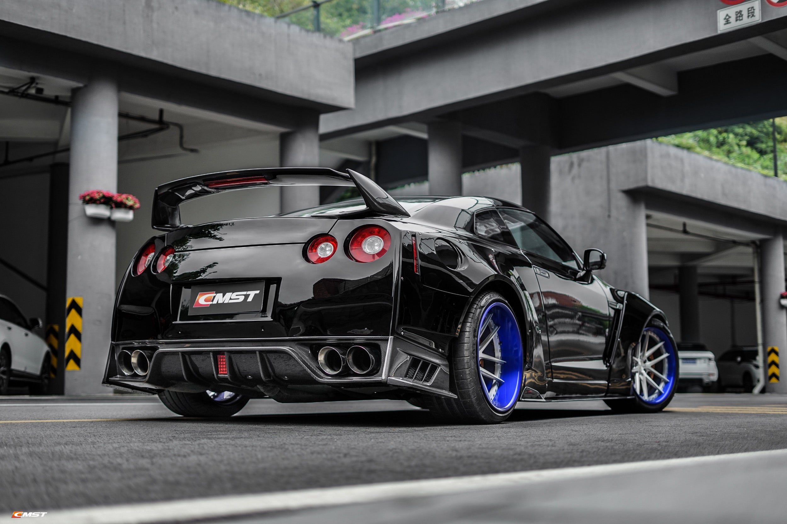 CMST Wide Body Wheel Arch (8 pieces) for Nissan GTR GT-R R35 2008-2016 - Robot Bodykits