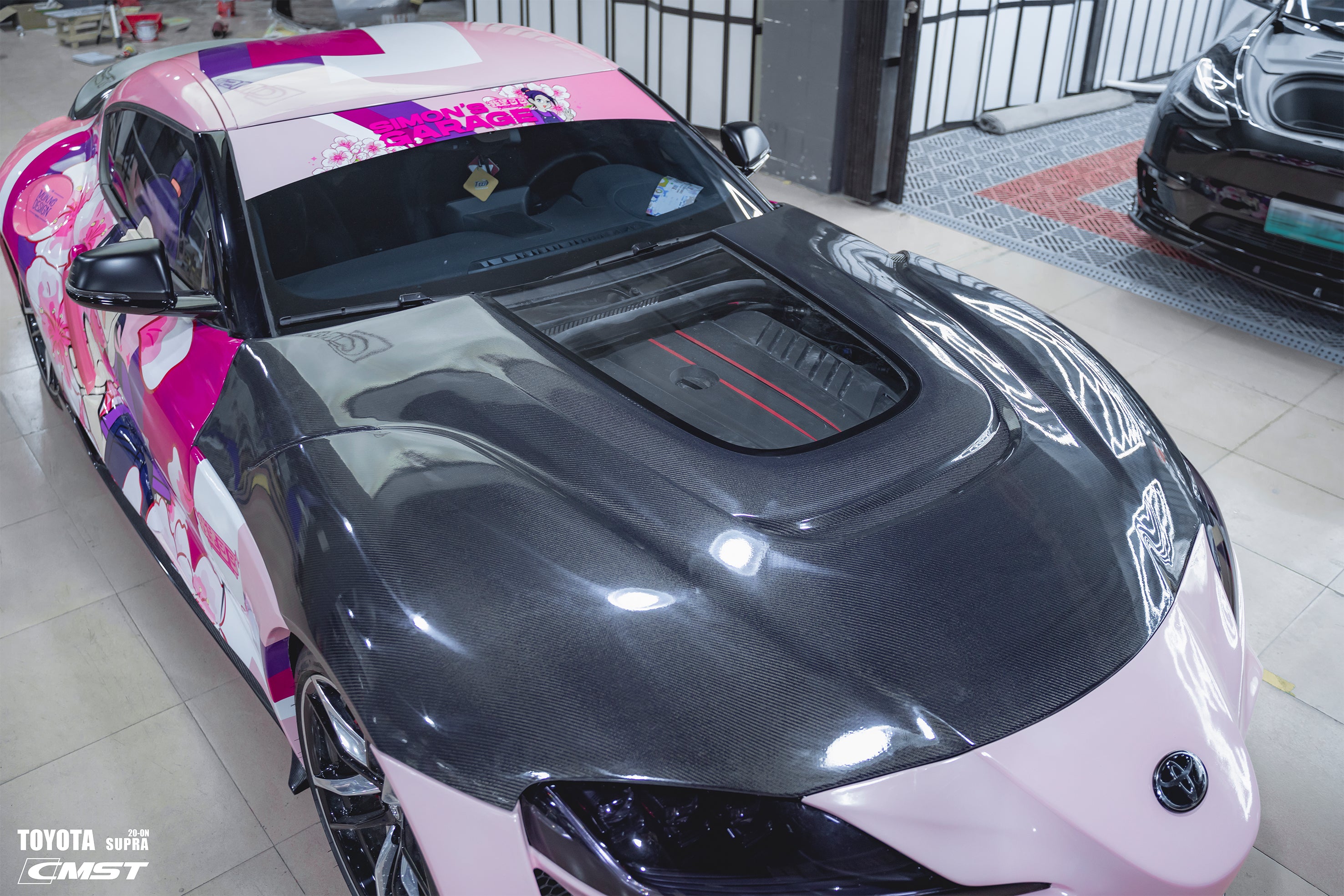 CMST Tuning Carbon Fiber Glass Transparent Hood Bonnet for Toyota GR Supra A90 A91