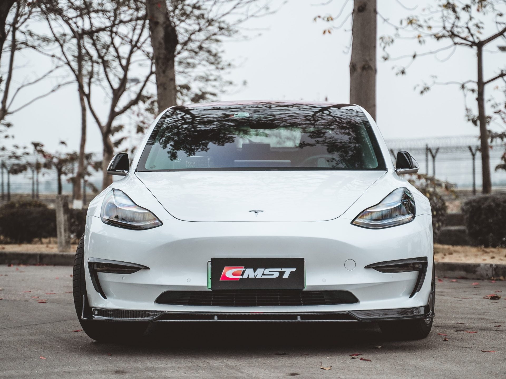 CMST Carbon Fiber Full Body Kit Style C for Tesla Model 3 - Robot Bodykits