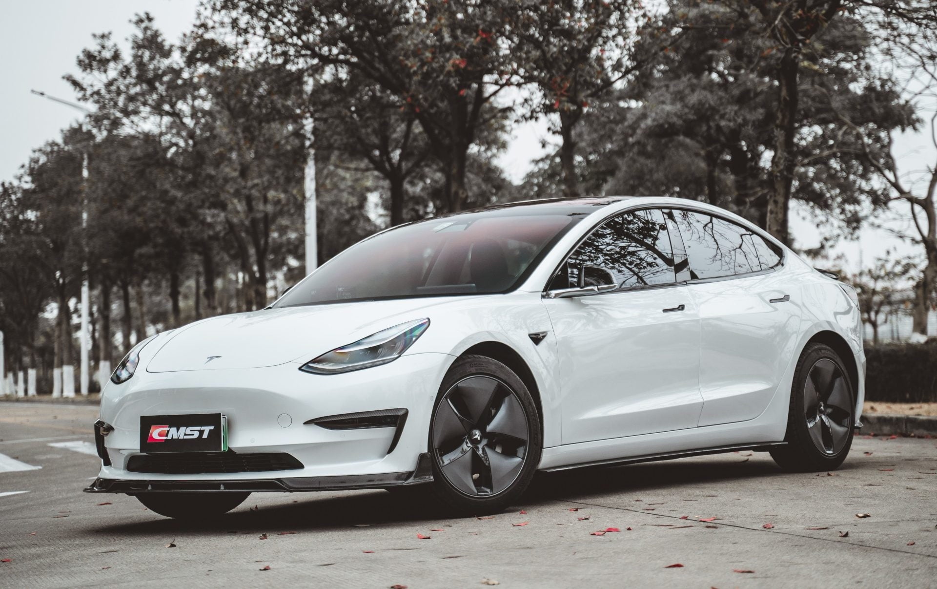 CMST Carbon Fiber Full Body Kit Style C for Tesla Model 3 - Robot Bodykits