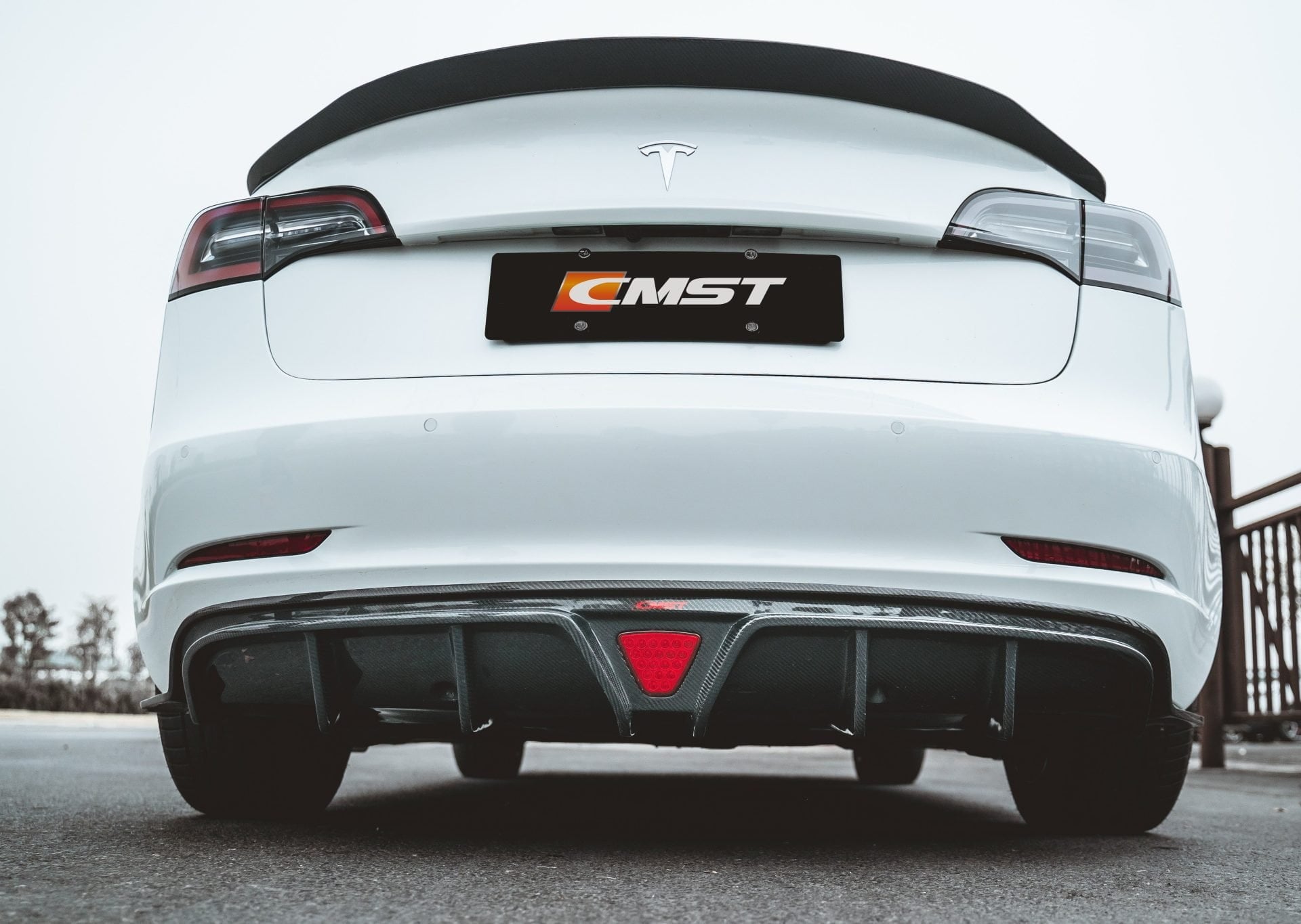 CMST Carbon Fiber Full Body Kit Style C for Tesla Model 3 - Robot Bodykits