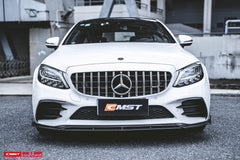 CMST Carbon Fiber Front Lip Splitter for Mercedes Benz C Coupe W205(2019-ON)