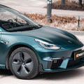 CMST Tuning Carbon Fiber Front Bumper for Tesla Model 3 Ver.1 with Carbon Fiber Canards & Front Lip - Robot Bodykits