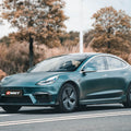 CMST Tuning Carbon Fiber Front Bumper for Tesla Model 3 Ver.1 with Carbon Fiber Canards & Front Lip - Robot Bodykits