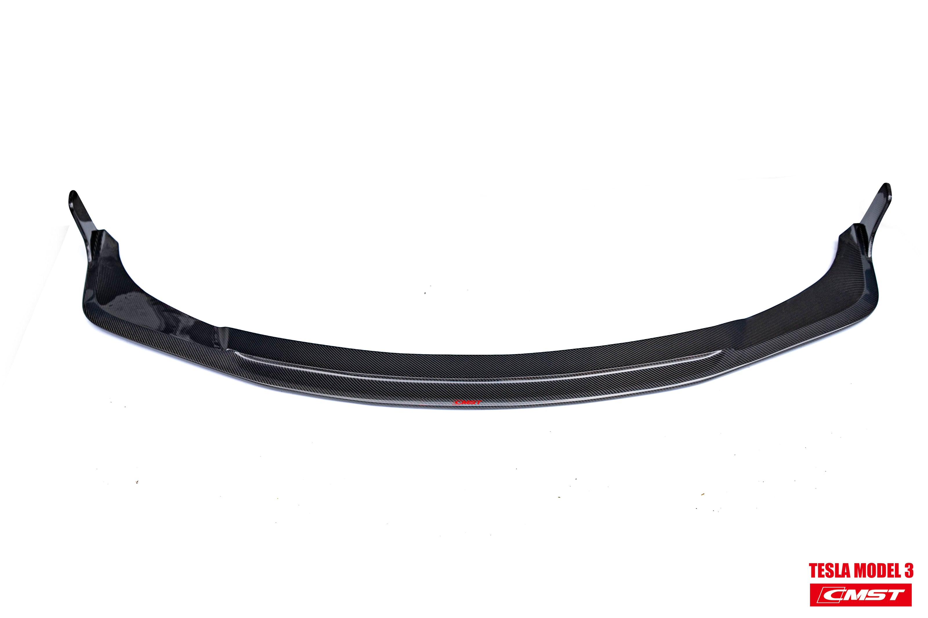 CMST Tuning Carbon Fiber Front Bumper for Tesla Model 3 Ver.1 with Carbon Fiber Canards & Front Lip - Robot Bodykits