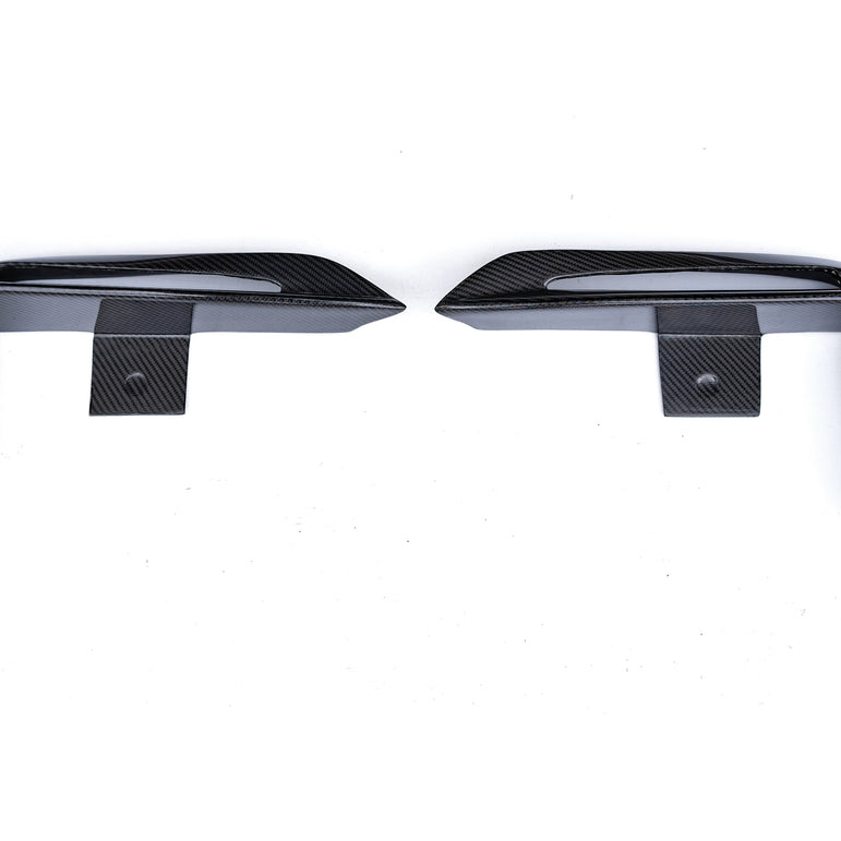 CMST Tuning Carbon Fiber Front Bumper for Tesla Model 3 Ver.1 with Carbon Fiber Canards & Front Lip - Robot Bodykits