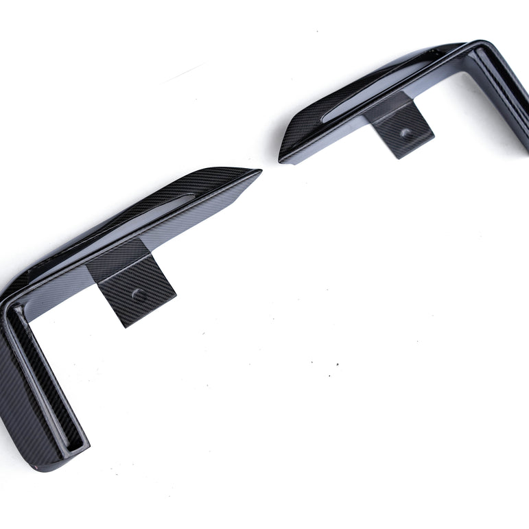 CMST Tuning Carbon Fiber Front Bumper for Tesla Model 3 Ver.1 with Carbon Fiber Canards & Front Lip - Robot Bodykits