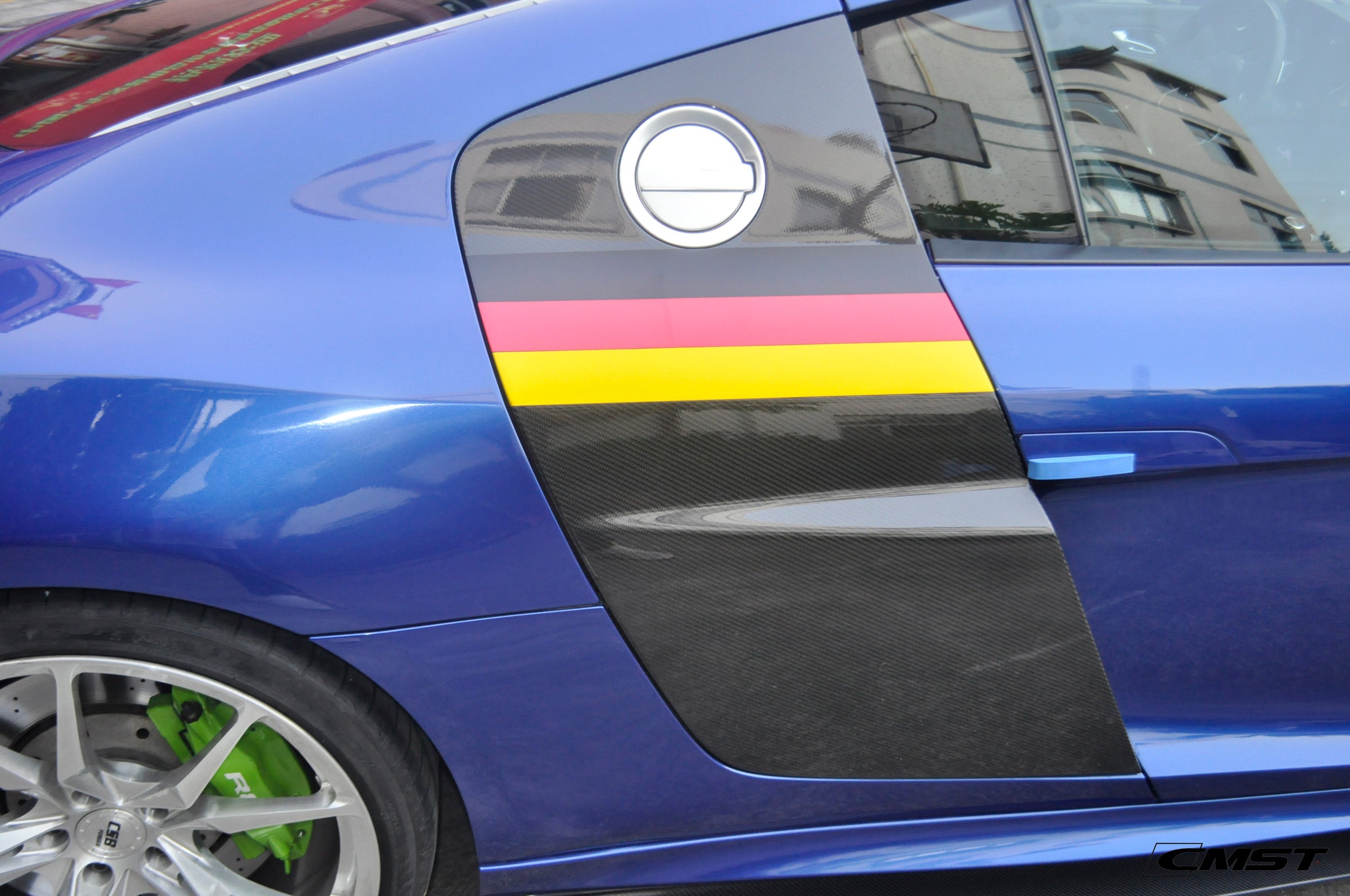 CMST Carbon Fiber Side Blades for Audi R8 (2008-2015) - Robot Bodykits