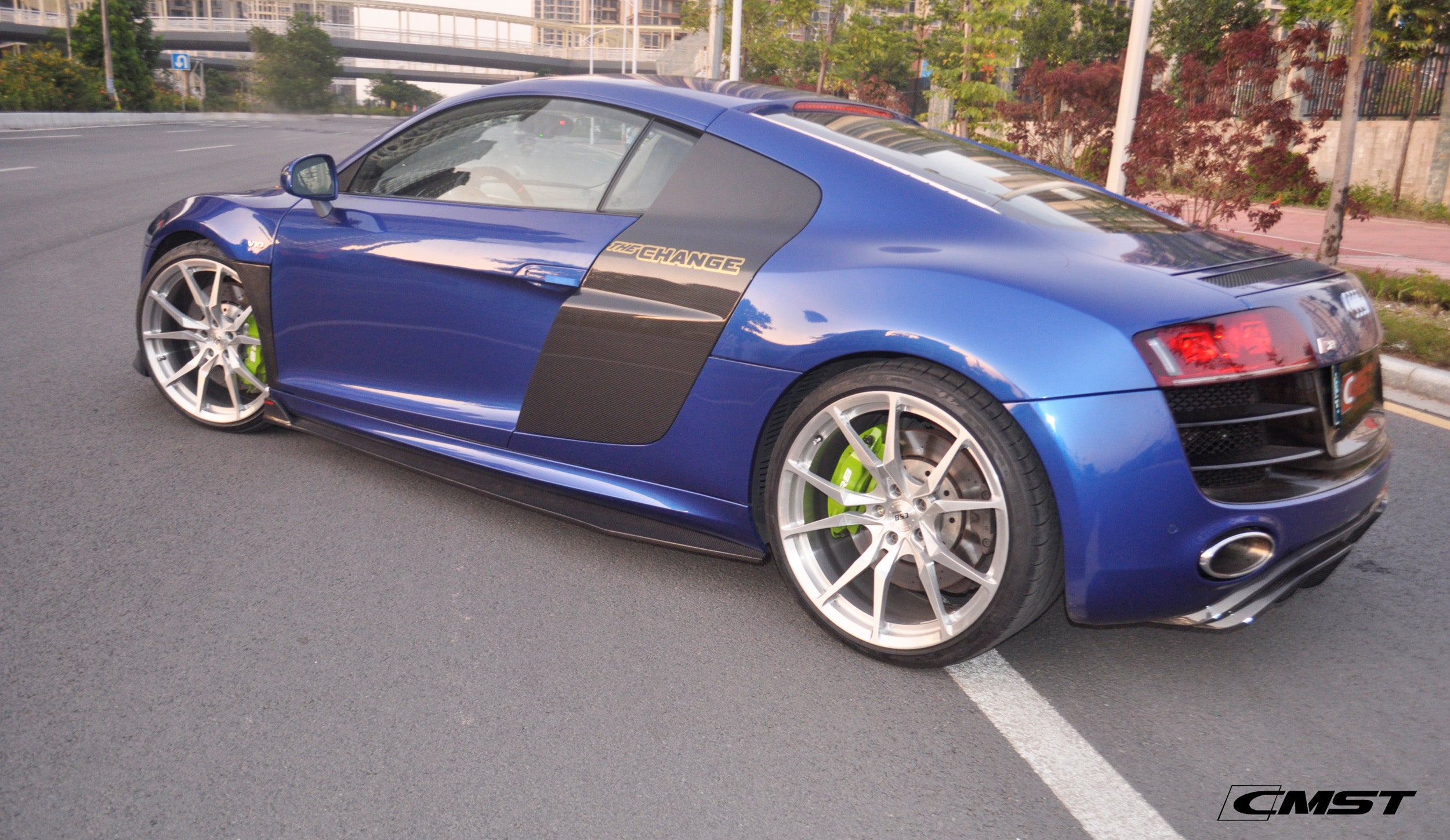 CMST Carbon Fiber Side Blades for Audi R8 (2008-2015) - Robot Bodykits