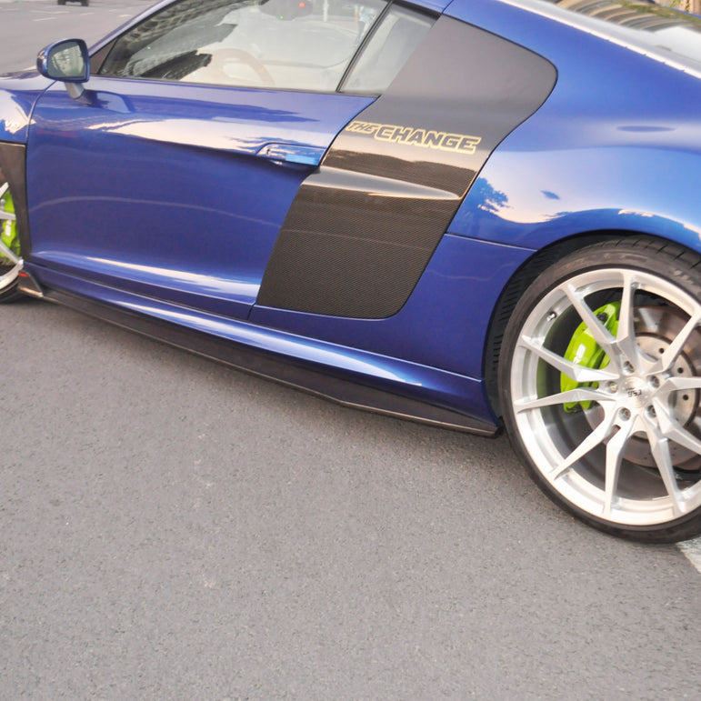CMST Carbon Fiber Side Blades for Audi R8 (2008-2015) - Robot Bodykits