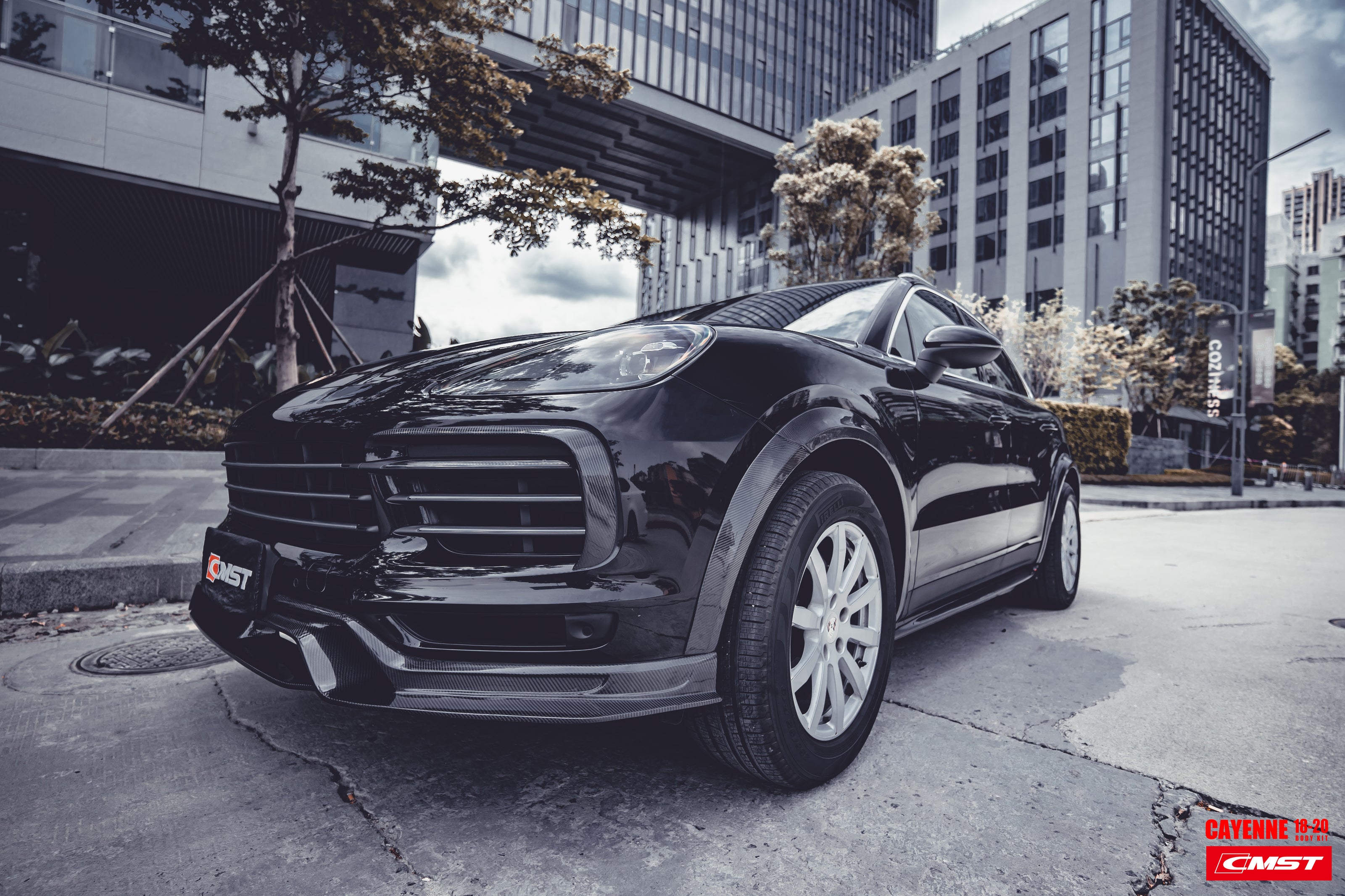 Porsche Cayenne 9Y0  2018-2020 CMST Carbon Fibre Aero Body Kit - Robot Bodykits