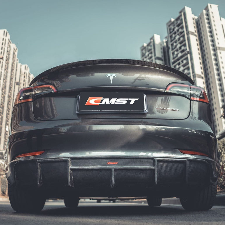 CMST Carbon Fiber Full Body Kit Style B for Tesla Model 3 - Robot Bodykits