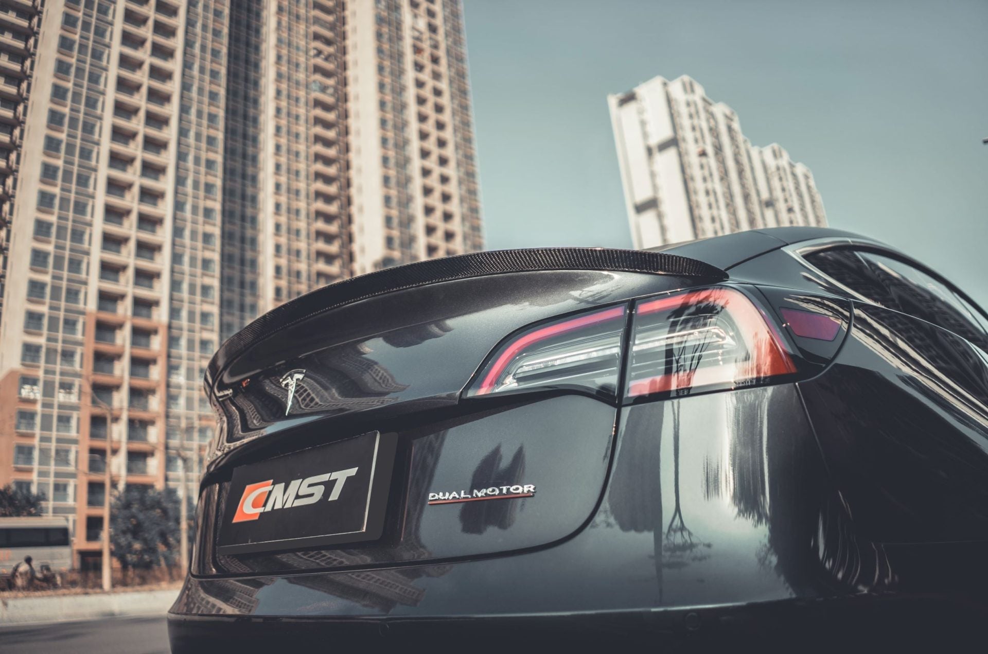 CMST Carbon Fiber Full Body Kit Style B for Tesla Model 3 - Robot Bodykits