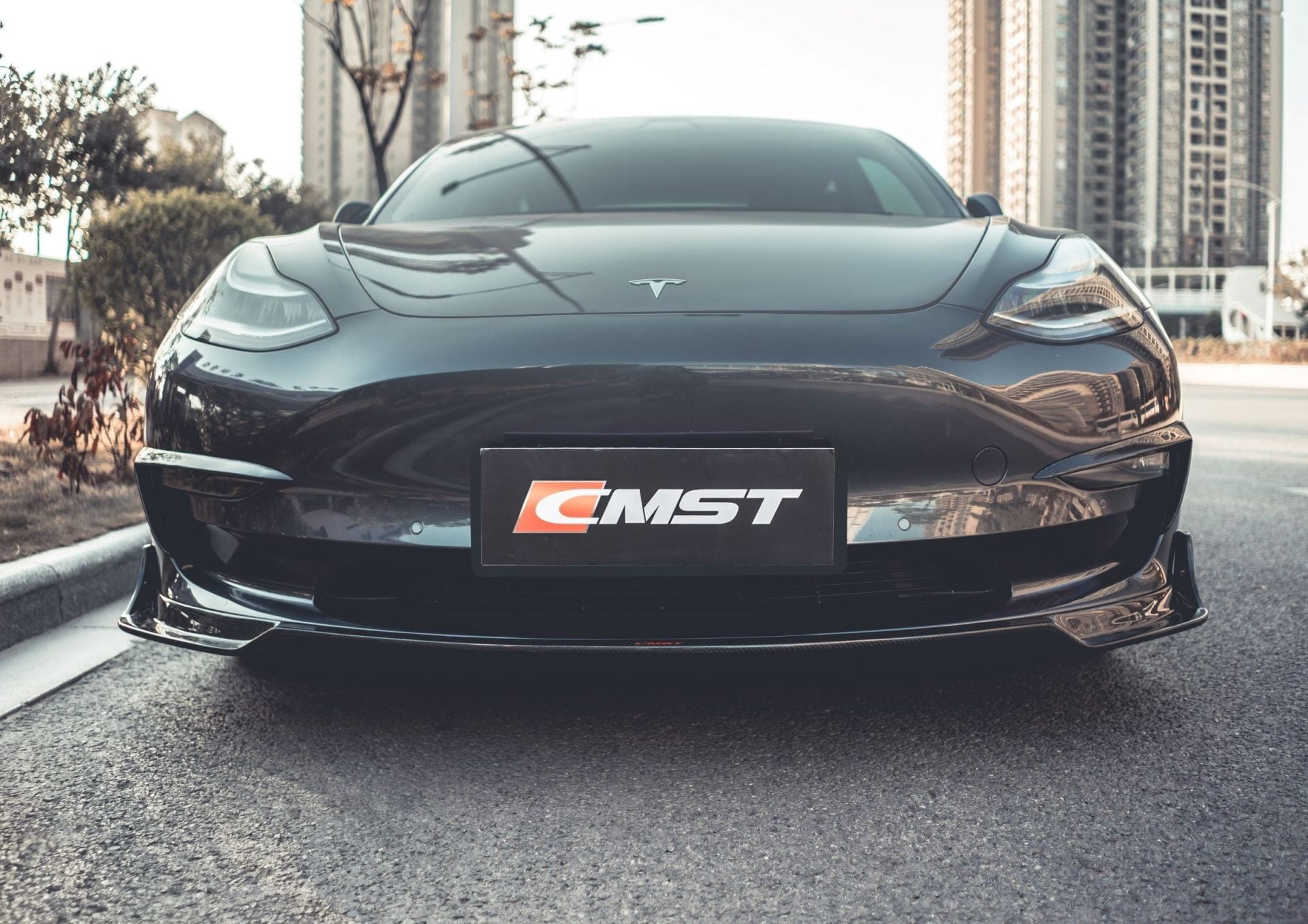CMST Carbon Fiber Full Body Kit Style B for Tesla Model 3 - Robot Bodykits