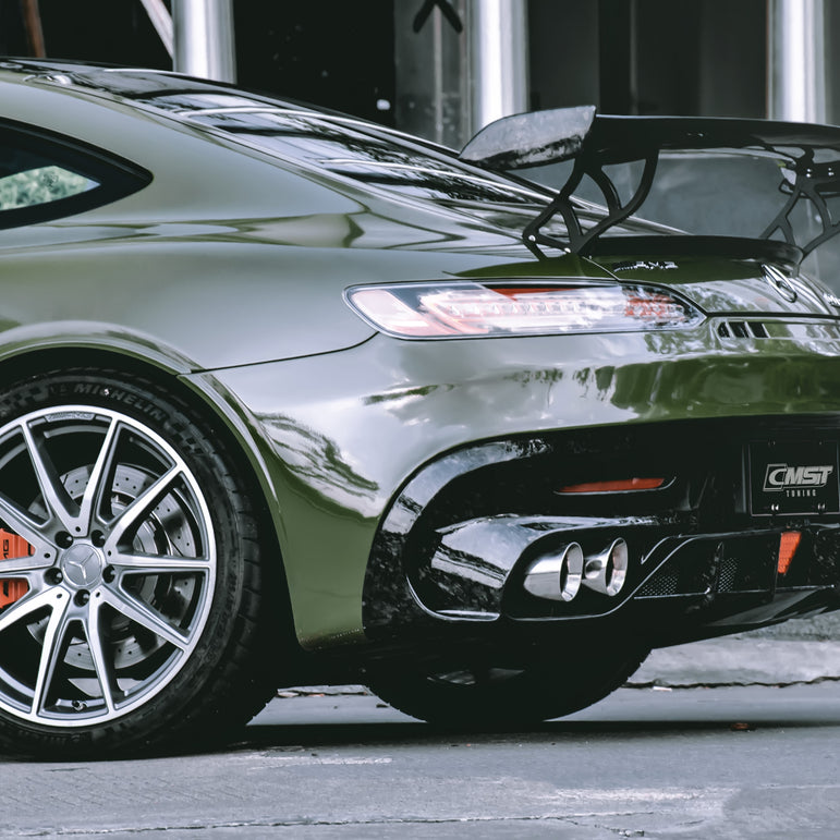 CMST Tuning Carbon Fiber Rear Spoiler Wing Ver.2 for Mercedes Benz C190 AMG GT GTS GTC 2015-2021 - Robot Bodykits