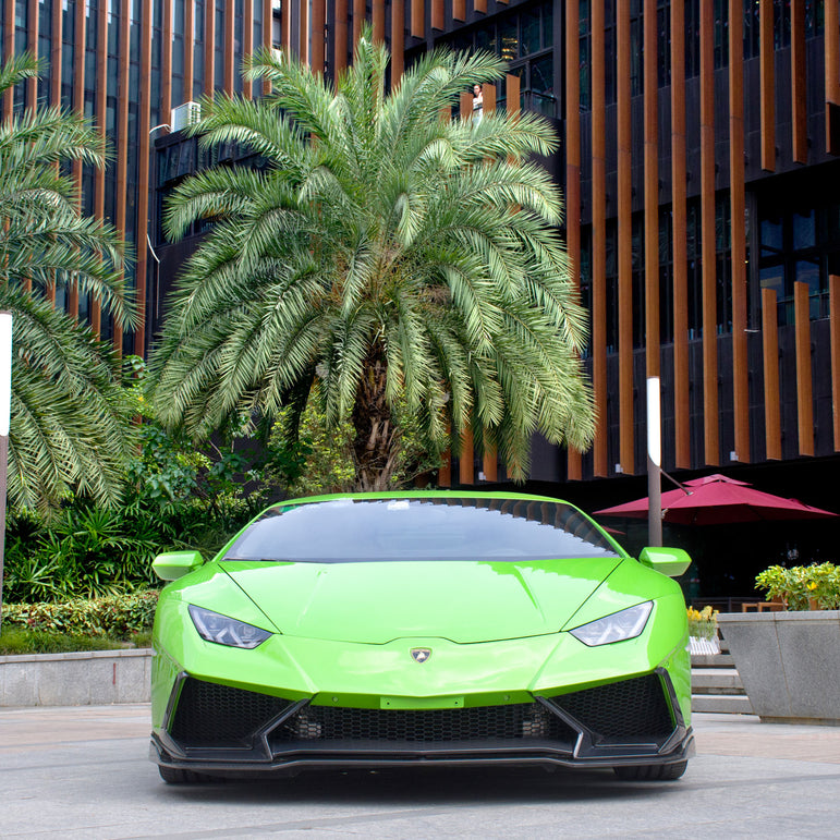 CMST Tuning Front Bumper Set for Lamborghini Huracan Tecnica P Evo LP/610/580 Carbon Fiber/FRP - Robot Bodykits