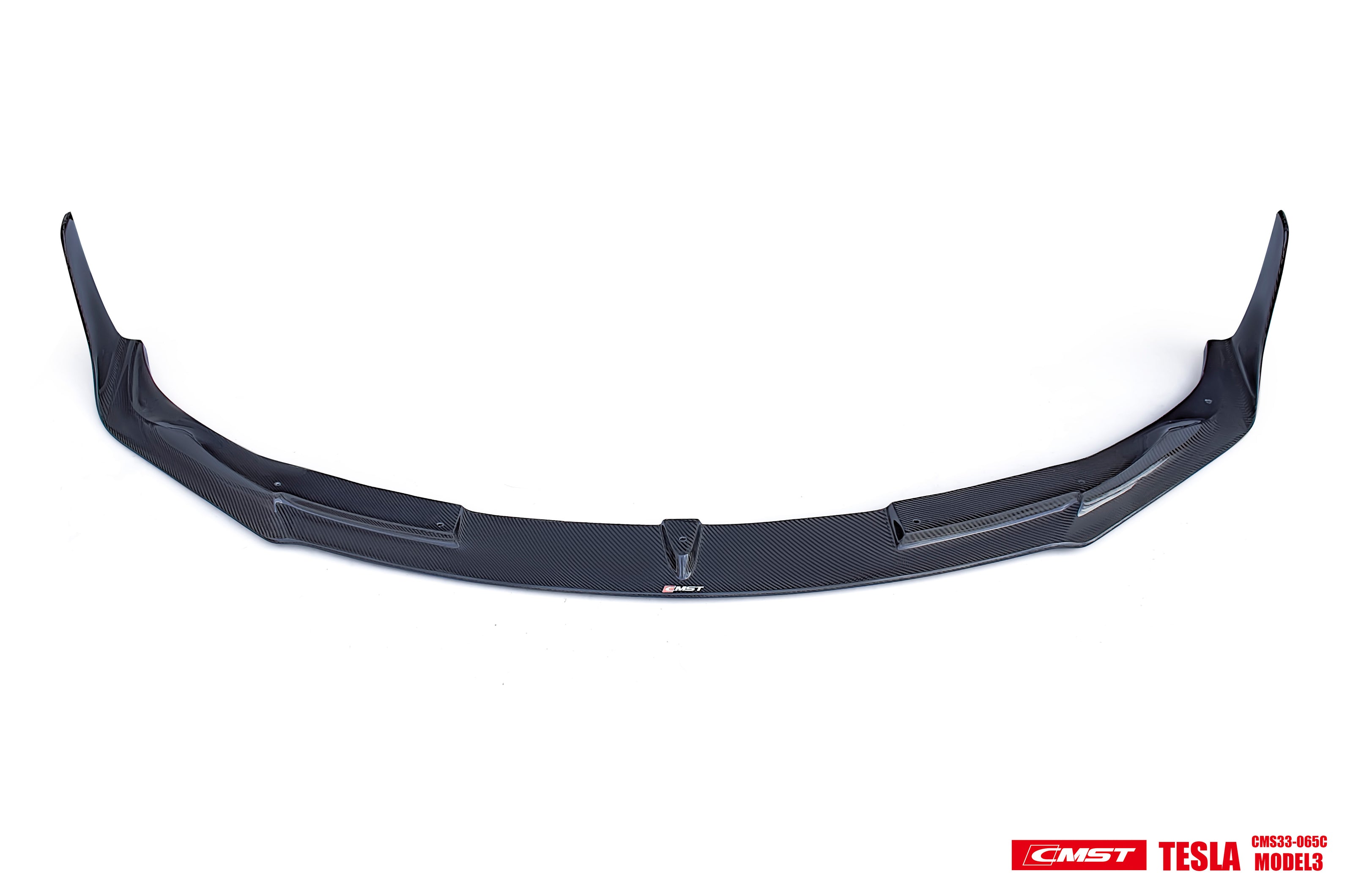 CMST Tuning Carbon Fiber Front Bumper & Front Lip for Tesla Model 3 Ver.2 - Robot Bodykits