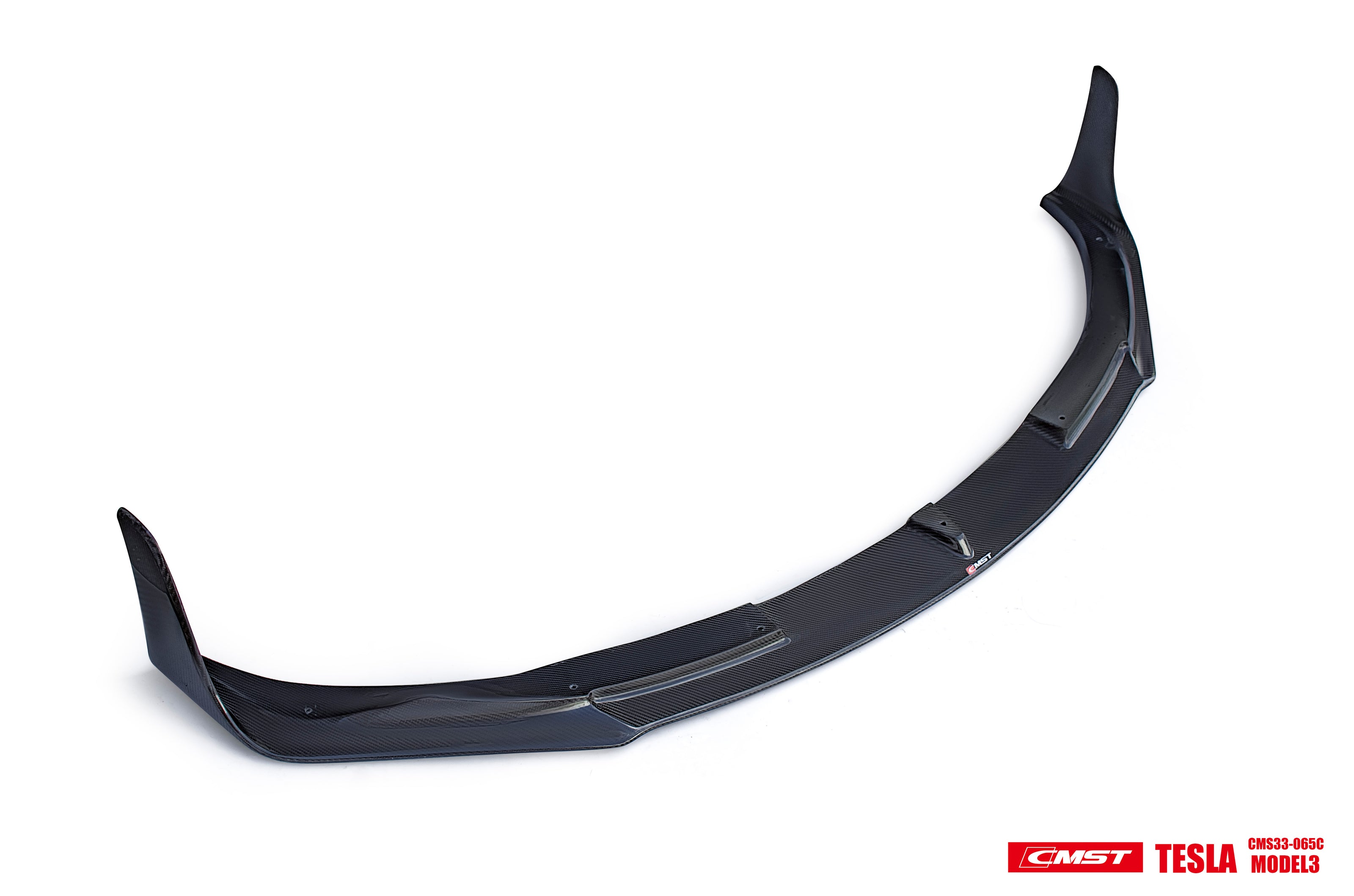 CMST Tuning Carbon Fiber Front Bumper & Front Lip for Tesla Model 3 Ver.2 - Robot Bodykits
