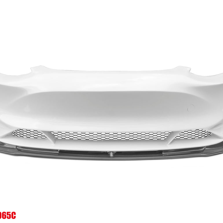CMST Tuning Carbon Fiber Front Bumper & Front Lip for Tesla Model 3 Ver.2 - Robot Bodykits