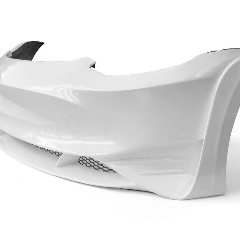 CMST Tuning Carbon Fiber Front Bumper & Front Lip for Tesla Model 3 Ver.2 - Robot Bodykits