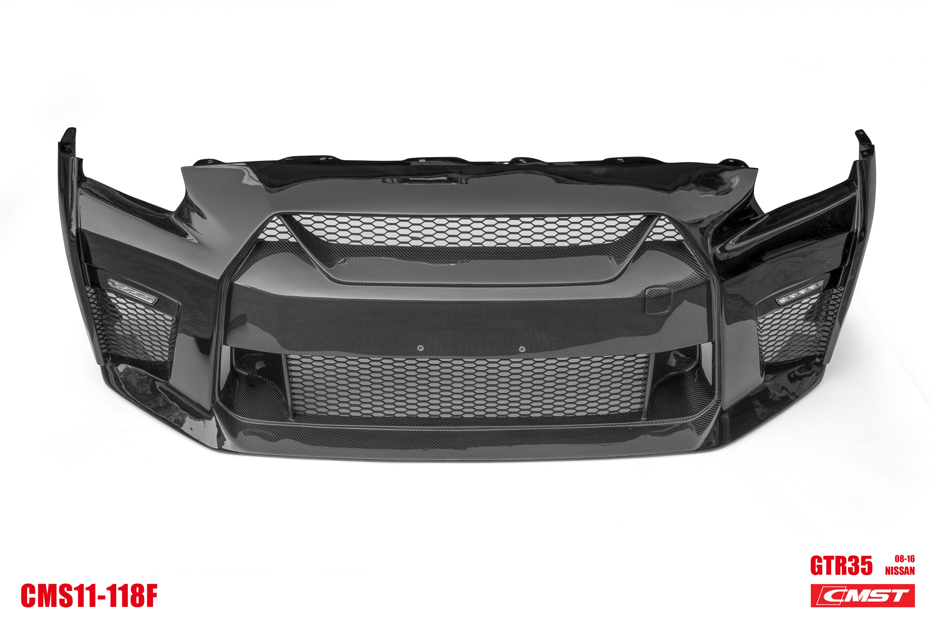 CMST Tuning Stage 2 Front Bumper & Front Lip for Nissan GTR GT-R R35 2008-2016 Facelift Conversion Kit Carbon Fiber / FRP - Robot Bodykits