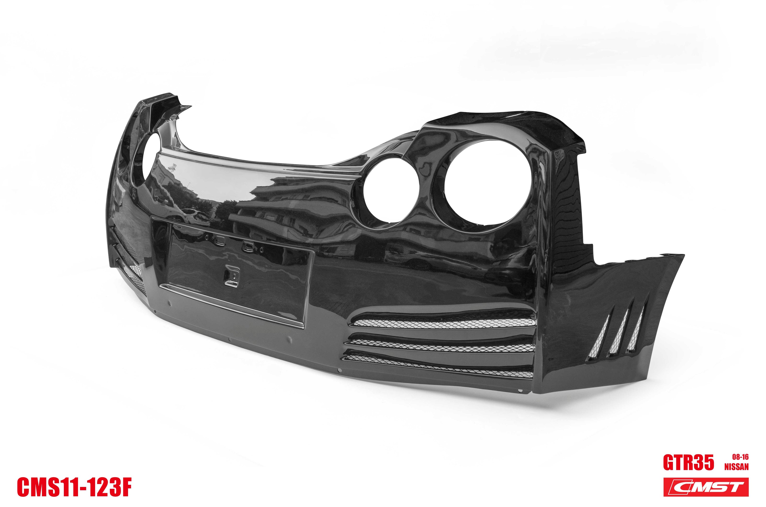 CMST Tuning Rear Bumper & Rear Diffuser Ver.2 for Nissan GTR GT-R R35 2008-2016 Carbon Fiber / FRP - Robot Bodykits
