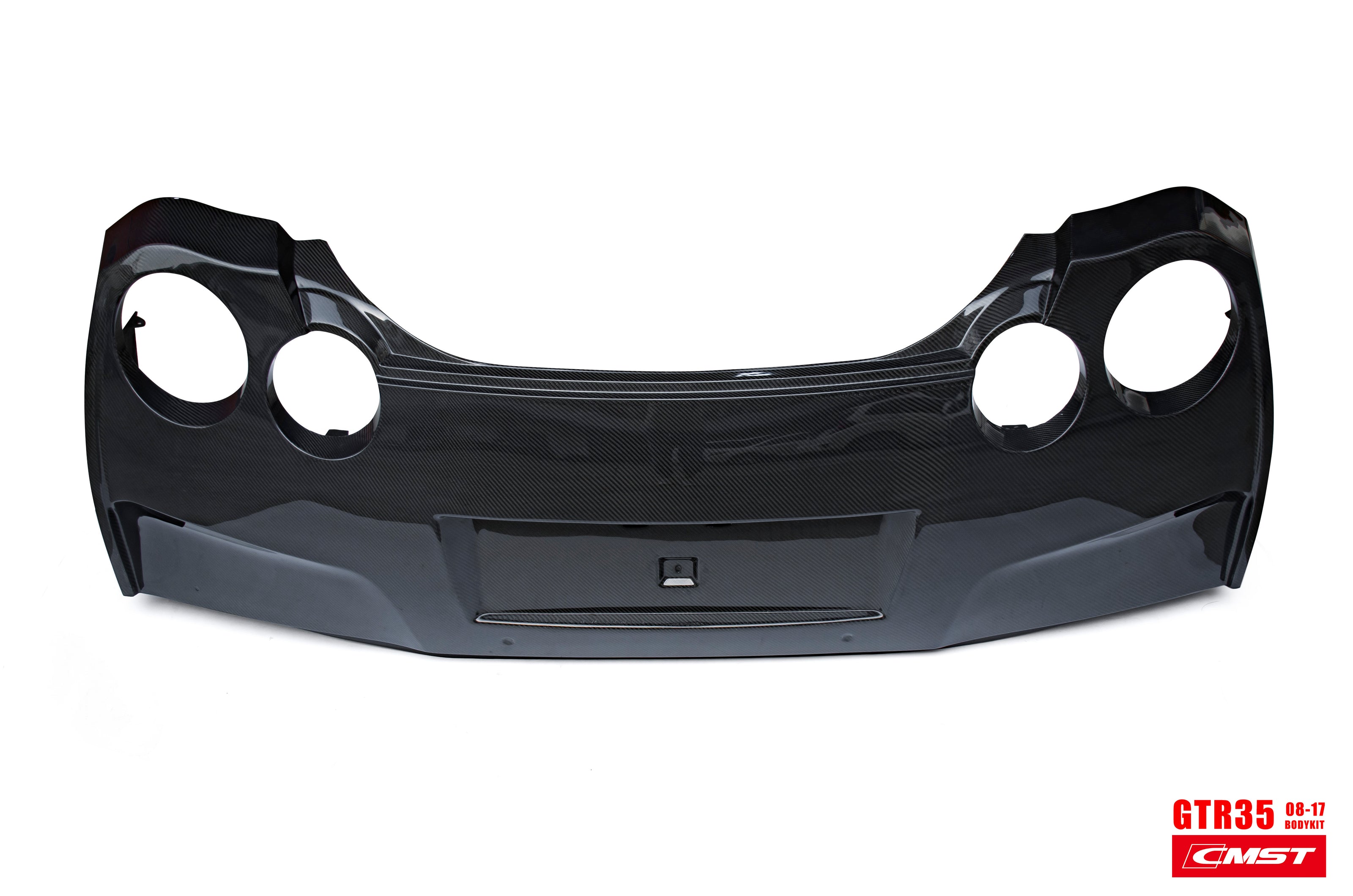 CMST Tuning  Facelift Conversion Partial Carbon Fiber Rear Bumper & Rear Diffuser 4 Pcs for Nissan GTR GT-R R35 2008-2016
