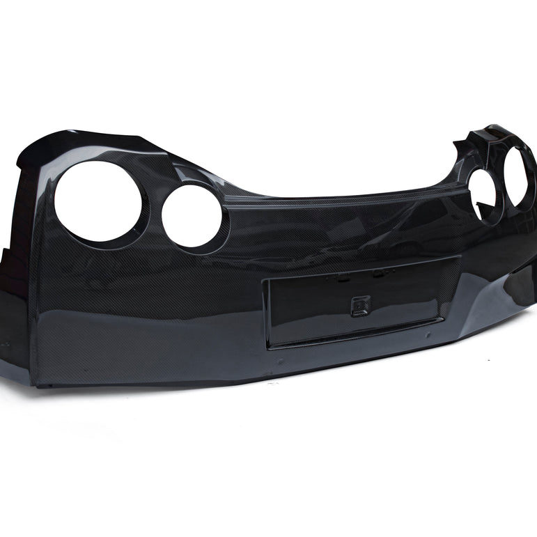 CMST Tuning  Facelift Conversion Partial Carbon Fiber Rear Bumper & Rear Diffuser 4 Pcs for Nissan GTR GT-R R35 2008-2016