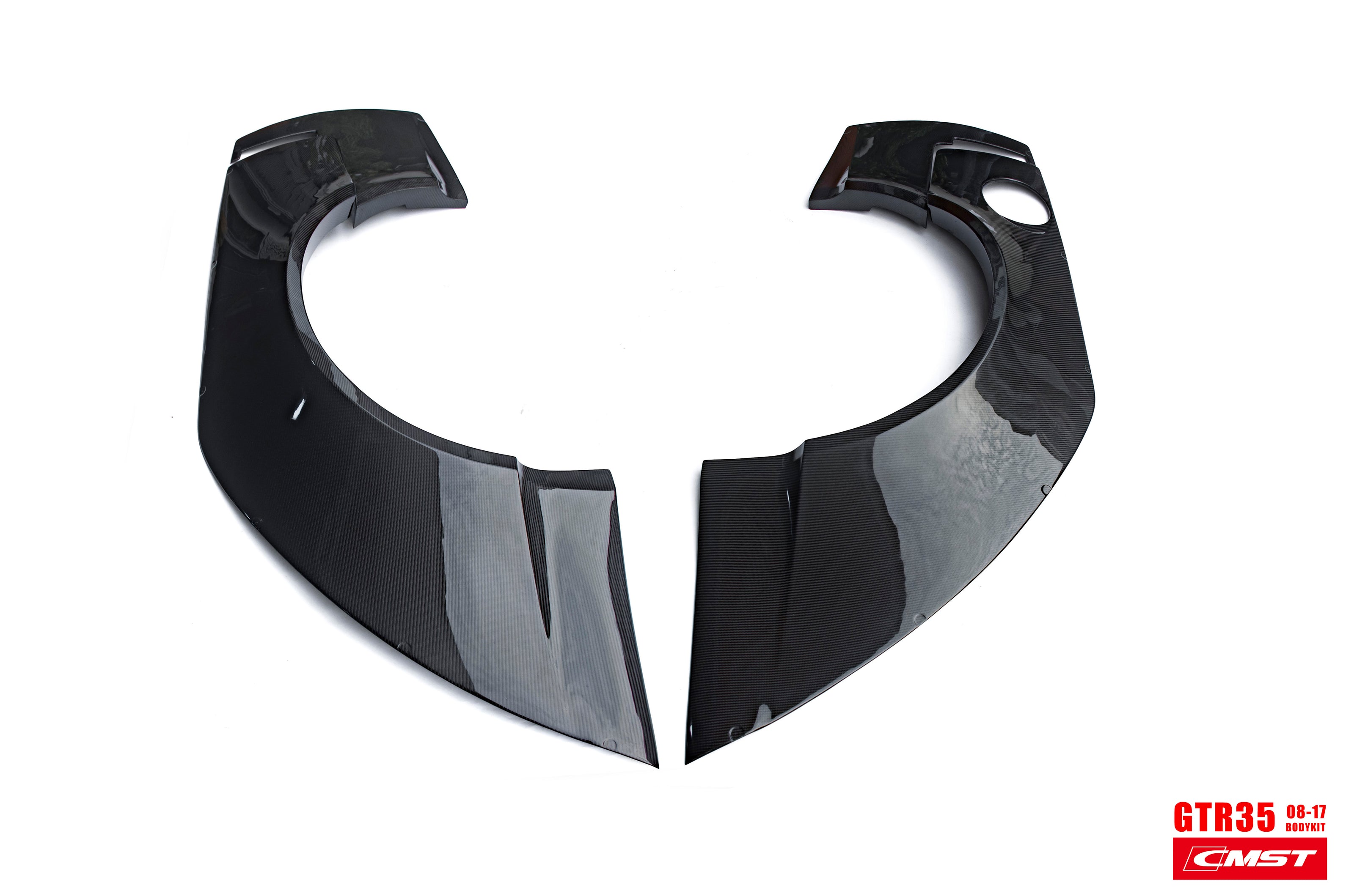 CMST Wide Body Wheel Arch (8 pieces) for Nissan GTR GT-R R35 2008-2016 - Robot Bodykits