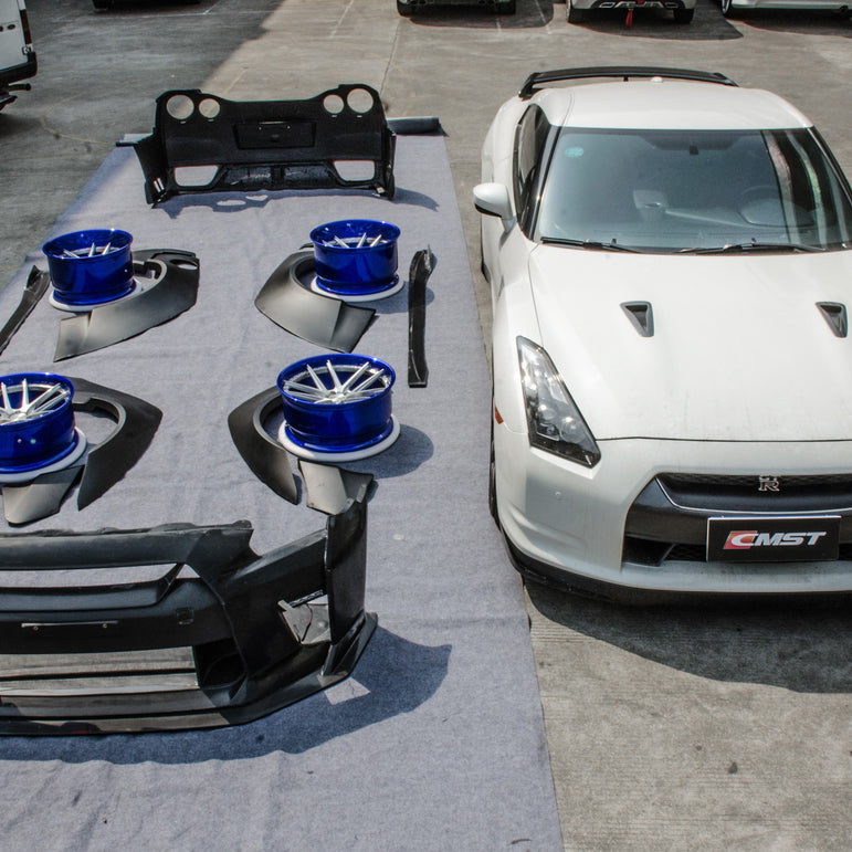 CMST Tuning  Facelift Conversion Partial Carbon Fiber Full Body Kit for Nissan GTR GT-R R35 2008-2016