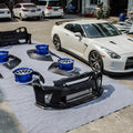 CMST Tuning  Facelift Conversion Partial Carbon Fiber Full Body Kit for Nissan GTR GT-R R35 2008-2016