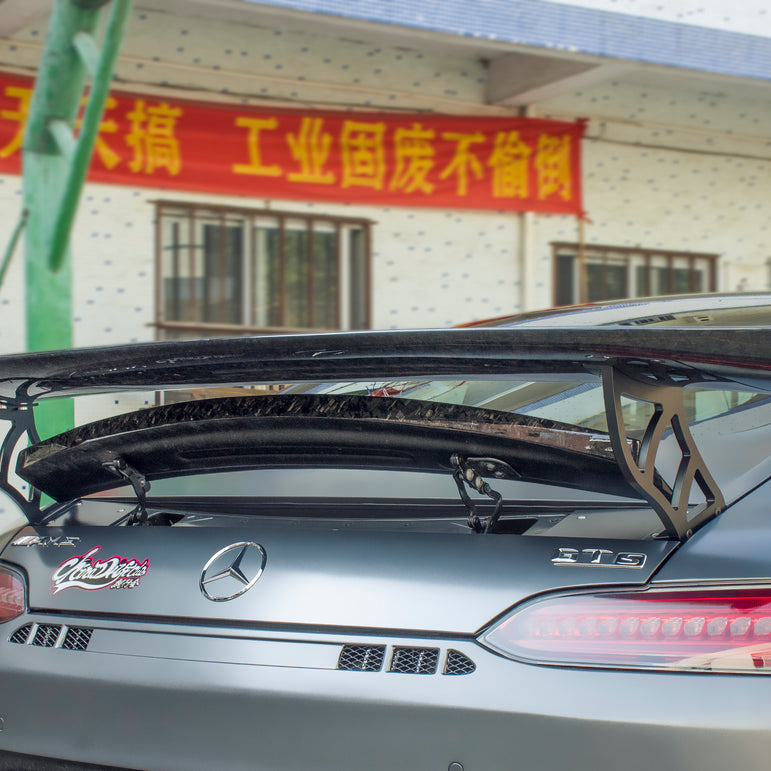 CMST Tuning Carbon Fiber Rear Spoiler Wing Ver.2 for Mercedes Benz C190 AMG GT GTS GTC 2015-2021 - Robot Bodykits